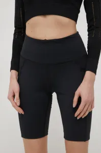 Sportovní šortky Columbia Windgates dámské, černá barva, hladké, high waist