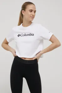 Bílá trička Columbia