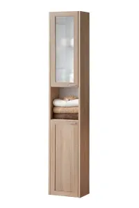 Comad Koupelnová skříňka vysoká Piano 800 2D dub sonoma