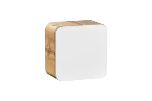 Comad Koupelnová závěsná skříňka Aruba 831 1D dub craft zlatý/bílý lesk