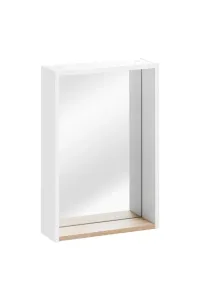 Comad Koupelnová polička se zrcadlem Finka 840 bílá