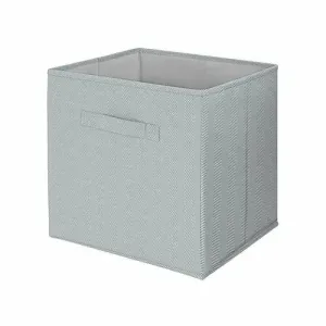 Compactor Skládací úložný box BOSTON do police a knihovny,  31 × 31 × 31 cm, šedý