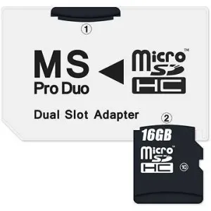 CONNECT IT MS PRO DUO na 2x Micro SDHC