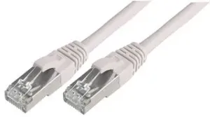 Connectix Cabling Systems 003-010-005-02C Patch Lead, Cat 6A, Sftp, White 0.5M