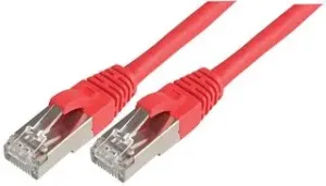 Connectix Cabling Systems 003-010-005-05C Patch Lead, Cat 6A, Sftp, Red 0.5M