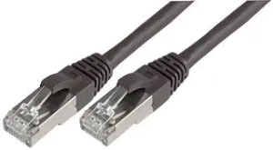 Connectix Cabling Systems 003-010-005-09C Patch Lead, Cat 6A, Sftp, Black 0.5M