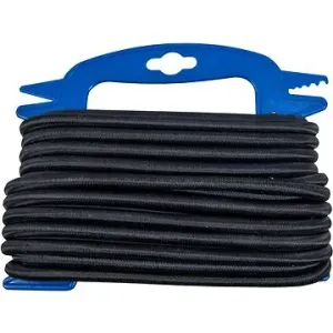 CONNEX PP gumové lano, 8 mm × 10 m, černá, navíječ