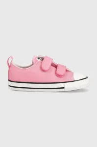Dětské tenisky Converse růžová barva