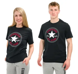 Bavlněné tričko Converse černá barva, s potiskem, 10025459.A01-CONVERSEBL #4170140