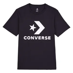 Bavlněné tričko Converse černá barva, s potiskem #1882863