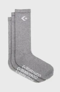 Ponožky Converse pánské, šedá barva #3907760