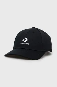 Kšiltovka Converse černá barva, s aplikací #3444289