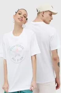 Bavlněné tričko Converse bílá barva, s potiskem #4852811