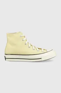 Kecky Converse Chuck 70 Hi dámské, žlutá barva, A00458C.LG.YEL-LGHT.YELL #2009341