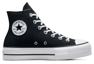 Kecky Converse Chuck Taylor All-Star Hi Platform Black White dámské, černá barva, 560845C #4001585