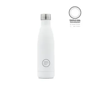 Cool Bottles Mono White, třívrstvá, 500 ml