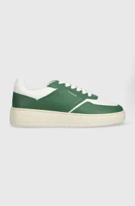 Kožené sneakers boty Copenhagen zelená barva, CPH1M leather mix #5407827