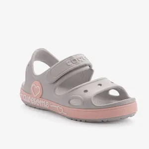 Dětské sandály COQUI YOGI Khaki grey/Candy pink 28/29