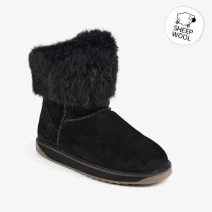 Dámské zimní boty COQUI Valenka Black fur logo 38