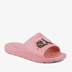 Dětské pantofle COQUI LONG Baby Pink + Amulet 28/29