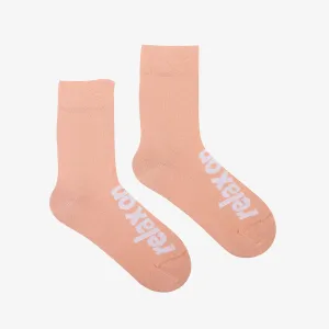 Bavlněné ponožky Coqui broskvové Relax On Velikost: 35 - 38