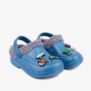 Dětské zimní boty COQUI HUSKY Niagara Blue/Dk. Grey + SET 67 30/31
