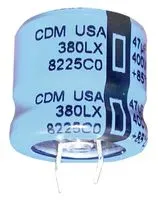 Cornell Dubilier 380Lx183M050A452 Aluminum Electrolytic Capacitor, 18000Uf, 50V