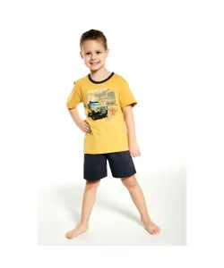 Cornette Kids Boy 219/106 Safari 86-128 Chlapecké pyžamo, 110-116, miodowy