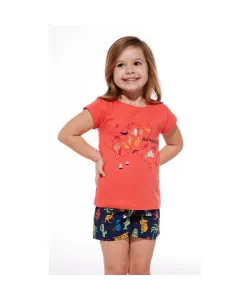 Cornette Kids Girl 787/104 Australia 98-128 Dívčí pyžamo, 122-128, coral