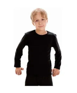 Cornette Young Boy Thermo Plus 134-164 Chlapecká košilka, 134-140, černá