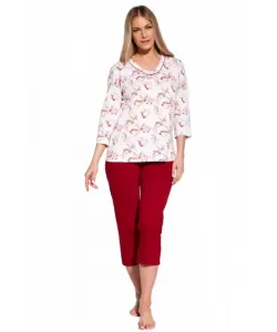 Cornette Adele 481/360 plus Dámské pyžamo, 4XL, růžová