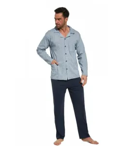 Cornette 114/55 244603 Pánské pyžamo plus size, 5XL, modrá