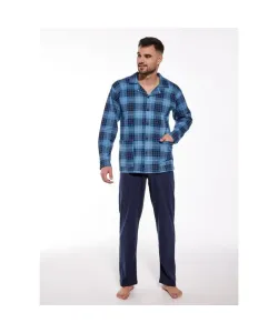 Cornette 114/69 Pánské pyžamo, L, modrá