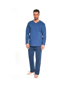 Cornette Jason 122/218 Pánské pyžamo, L, jeans