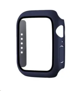 COTEetCI polykarbonátové pouzdro s ochranou displeje pro Apple Watch 7 45mm modrá