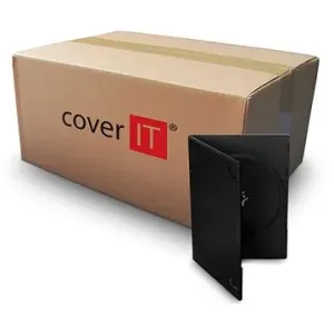 COVER IT box:1 DVD 9mm slim černý - karton 100ks