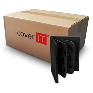 COVER IT box:6 DVD 24mm černý - karton 100ks