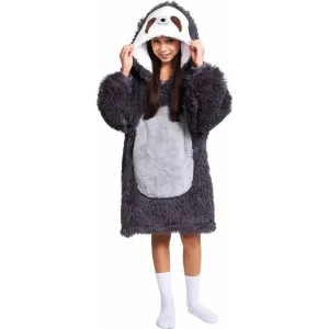 COZY NOXXIEZ - CH322 Lenochod - hřejivá televizní mikinová deka s kapucí pro děti 7 - 12 let