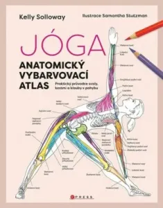 Jóga Anatomický vybarvovací atlas: Praktický průvodce svaly, kostmi a klouby v pohybu