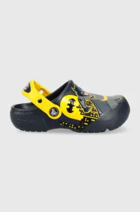 Dětské pantofle Crocs FL BATMAN PATCH tmavomodrá barva