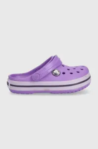Dětské pantofle Crocs 204537 fialová barva