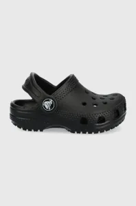 Dětské pantofle Crocs černá barva #4673357
