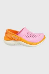 Dětské pantofle Crocs fialová barva #4680561