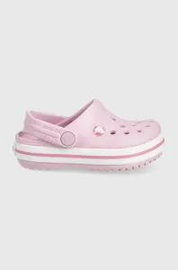 Dětské pantofle Crocs růžová barva #3838160