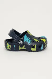 Dětské pantofle Crocs tmavomodrá barva #1949104