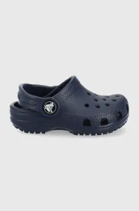 Dětské pantofle Crocs tmavomodrá barva #4673359