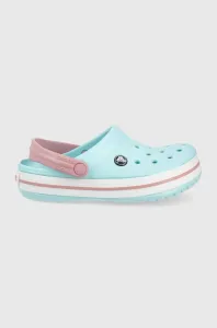 Dětské pantofle Crocs tyrkysová barva #1997548