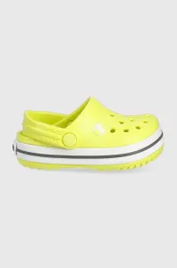 Dětské pantofle Crocs zelená barva #1987618