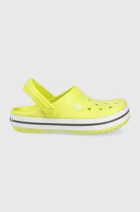 Dětské pantofle Crocs zelená barva #4745414