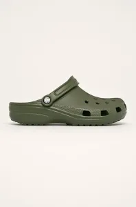 Pantofle Crocs Classic pánské, zelená barva, 10001 #3606697